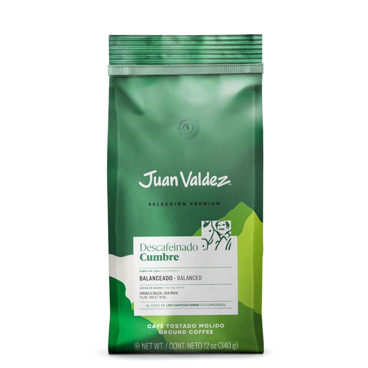 Café Premium Descafeinado Molido 340 gr